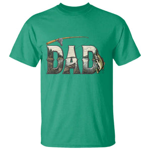 Fishing Dad T Shirt Funny Angler Fathers Day Gift TS12 Irish Green Print Your Wear