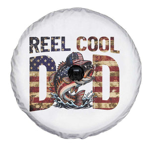 Patriotic Reel Cool Dad Spare Tire Cover American Flag Fishing Fathers Day Gift TS12 Print Your Wear