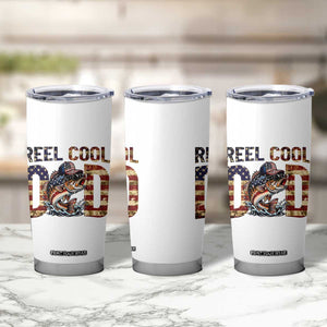 Patriotic Reel Cool Dad Tumbler Cup American Flag Fishing Fathers Day Gift TS12 Print Your Wear