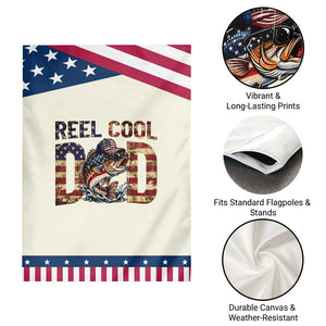 Reel Cool Dad Patriotic Garden Flag American Flag Fishing Fathers Day Gift TS12 Print Your Wear