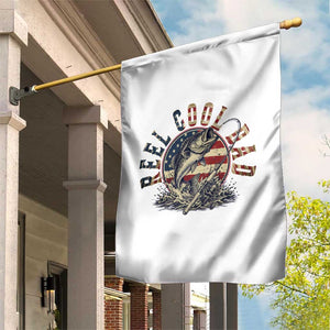 Reel Cool Dad Graphic Garden Flag 4th Of July Fishing Patriotic Dad TS12 Print Your Wear