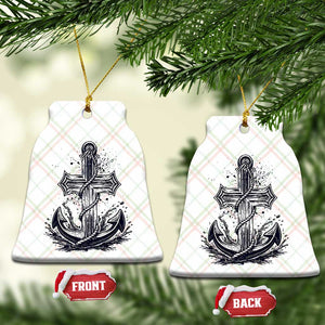 Faith Family Fishing Jesus Cross Anchor Ceramic Ornament Funny Christian Fisherman TS12 Print Your Wear