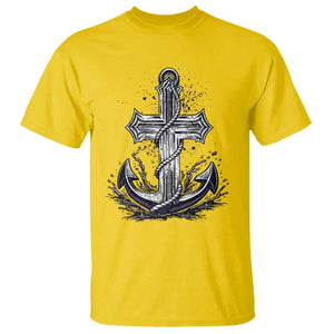 Faith Family Fishing Jesus Cross Anchor T Shirt Funny Christian Fisherman TS12 Daisy Print Your Wear