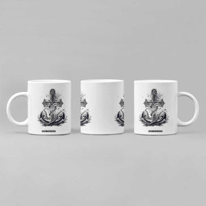 Faith Family Fishing Jesus Cross Anchor Coffee Mug Funny Christian Fisherman TS12 Print Your Wear