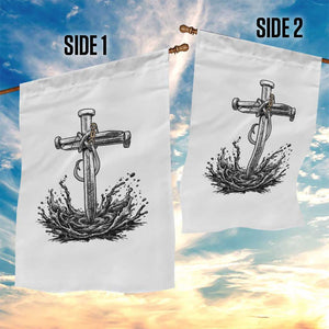 Faith Family Fishing Garden Flag Christian Jesus Cross Fathers Day Gift TS12 Print Your Wear