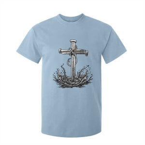 Faith Family Fishing T Shirt For Kid Christian Jesus Cross Fathers Day Gift TS12 Light Blue Print Your Wear