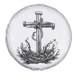 Faith Family Fishing Spare Tire Cover Christian Jesus Cross Fathers Day Gift TS12 Print Your Wear