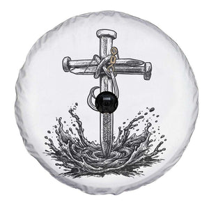 Faith Family Fishing Spare Tire Cover Christian Jesus Cross Fathers Day Gift TS12 Print Your Wear