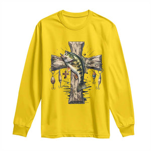 Camo Jesus Cross Fishing Long Sleeve Shirt Faith Family Fishing Fathers Day TS12 Daisy Print Your Wear