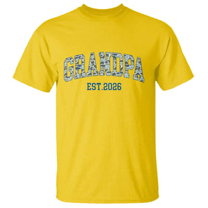 Promoted To Grandpa Est 2026 T Shirt Camo Fishing New Grandpa Gift TS12 Daisy Print Your Wear