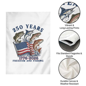 Freedom And Fishing Garden Flag Patriotic American Flag Fisherman Gift TS12 Print Your Wear