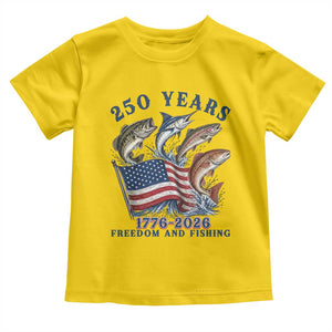 Freedom And Fishing Toddler T Shirt Patriotic American Flag Fisherman Gift TS12 Daisy Print Your Wear