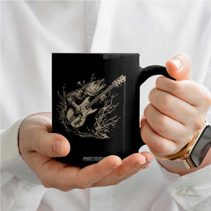 Vintage Trout Playing Guitar Coffee Mug Funny Fishing Musician Gift TS12 Print Your Wear