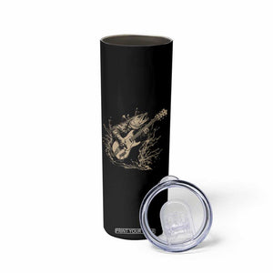 Vintage Trout Playing Guitar Skinny Tumbler Funny Fishing Musician Gift TS12 Print Your Wear