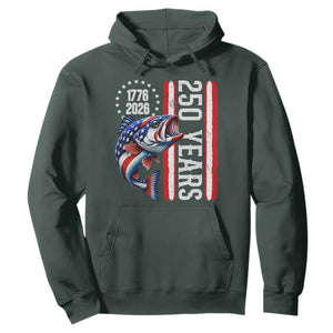 Vintage USA 250th Anniversary Crawfish Patriotic Gift Hoodie TS12 Dark Forest Green Print Your Wear