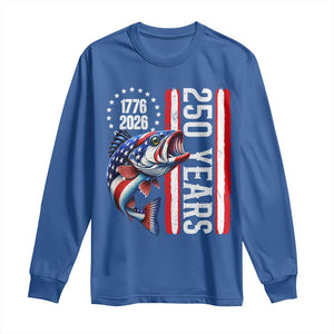 Vintage USA 250th Anniversary Crawfish Patriotic Gift Long Sleeve Shirt TS12 Royal Blue Print Your Wear
