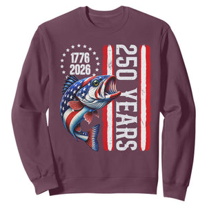Vintage USA 250th Anniversary Crawfish Patriotic Gift Sweatshirt TS12 Maroon Print Your Wear