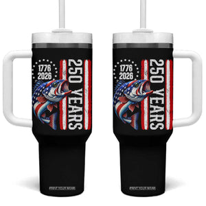Vintage USA 250th Anniversary Crawfish Patriotic Gift Tumbler With Handle TS12 One Size: 40 oz Black Print Your Wear