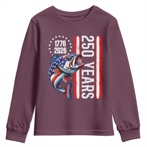 Vintage USA 250th Anniversary Crawfish Patriotic Gift Youth Sweatshirt