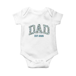 Promoted To Dad Est 2026 Baby Onesie Camo Fishing New Dad Gift