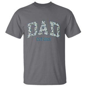 Promoted To Dad Est 2026 T Shirt Camo Fishing New Dad Gift TS12 Charcoal Print Your Wear