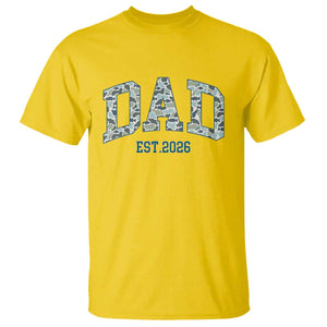Promoted To Dad Est 2026 T Shirt Camo Fishing New Dad Gift TS12 Daisy Print Your Wear