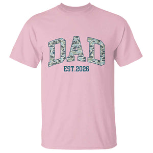 Promoted To Dad Est 2026 T Shirt Camo Fishing New Dad Gift TS12 Light Pink Print Your Wear