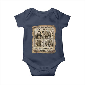 Indigenous Peoples Day Baby Onesie Unless Your Ancestors Look Like This Youre Immigrant