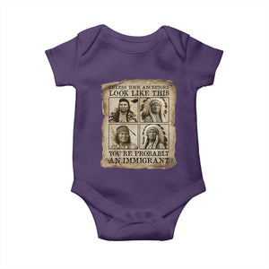 Indigenous Peoples Day Baby Onesie Unless Your Ancestors Look Like This Youre Immigrant
