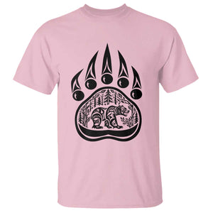 Native Inspired Alaska Grizzly Bear T Shirt Pacific Northwest Pride