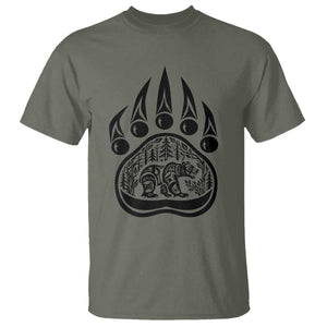 Native Inspired Alaska Grizzly Bear T Shirt Pacific Northwest Pride