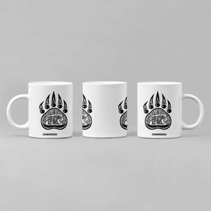 Native Inspired Alaska Grizzly Bear Coffee Mug Pacific Northwest Pride