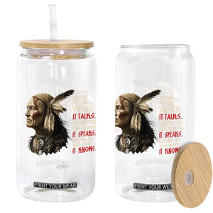 Listen To The Wind Listen To The Silence Glass Can Native American Wisdom