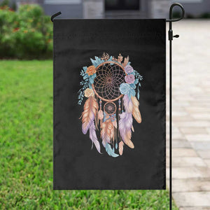 Dream Catcher Colorful Boho Floral Feather Graphic Garden Flag