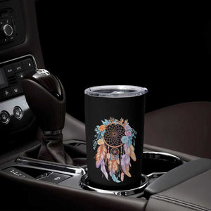 Dream Catcher Colorful Boho Floral Feather Graphic Tumbler Cup
