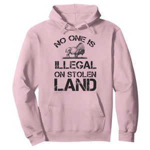 Native American Buffalo Graphic Hoodie No One Is Illegal On Stolen Land