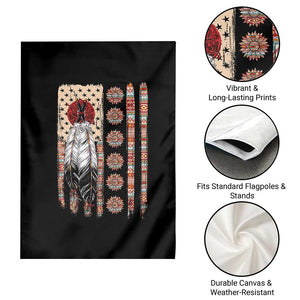 Proud Native American Flag Garden Flag Tribal Sunflower Indigenous Peoples Day Gift