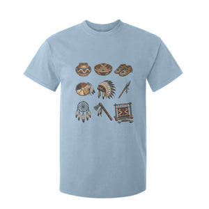 Indigenous Cultural Artifacts T Shirt For Kid Native American Heritage Graphic