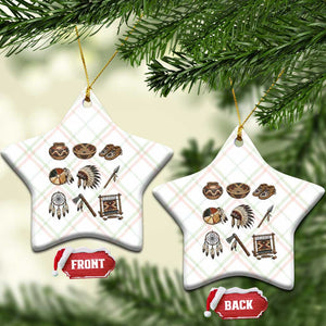 Indigenous Cultural Artifacts Ceramic Ornament Native American Heritage Graphic