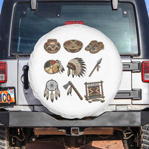 Indigenous Cultural Artifacts Spare Tire Cover Native American Heritage Graphic