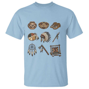 Indigenous Cultural Artifacts T Shirt Native American Heritage Graphic