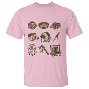 Indigenous Cultural Artifacts T Shirt Native American Heritage Graphic