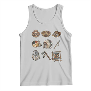 Indigenous Cultural Artifacts Tank Top Native American Heritage Graphic