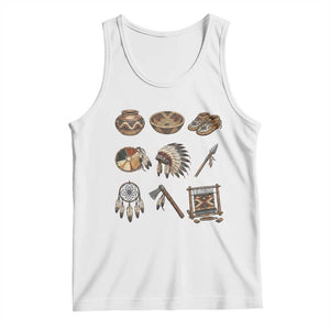 Indigenous Cultural Artifacts Tank Top Native American Heritage Graphic