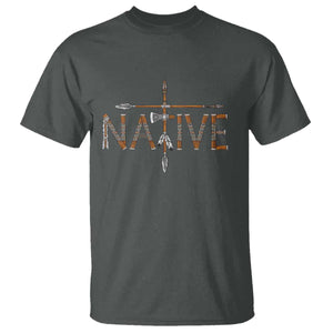 Western Style Tribal Feather T Shirt Vintage Boho Graphic