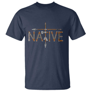 Western Style Tribal Feather T Shirt Vintage Boho Graphic