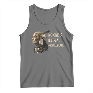 Indigenous Peoples Day Gift Tank Top No One Is Illegal On Stolen Land