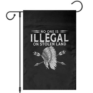 Honor Indigenous Peoples Garden Flag No One Is Illegal On Stolen Land