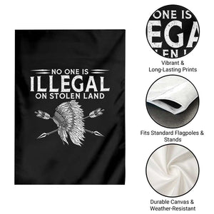 Honor Indigenous Peoples Garden Flag No One Is Illegal On Stolen Land