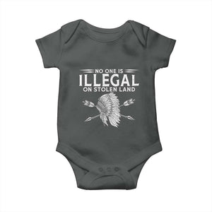 Honor Indigenous Peoples Baby Onesie No One Is Illegal On Stolen Land